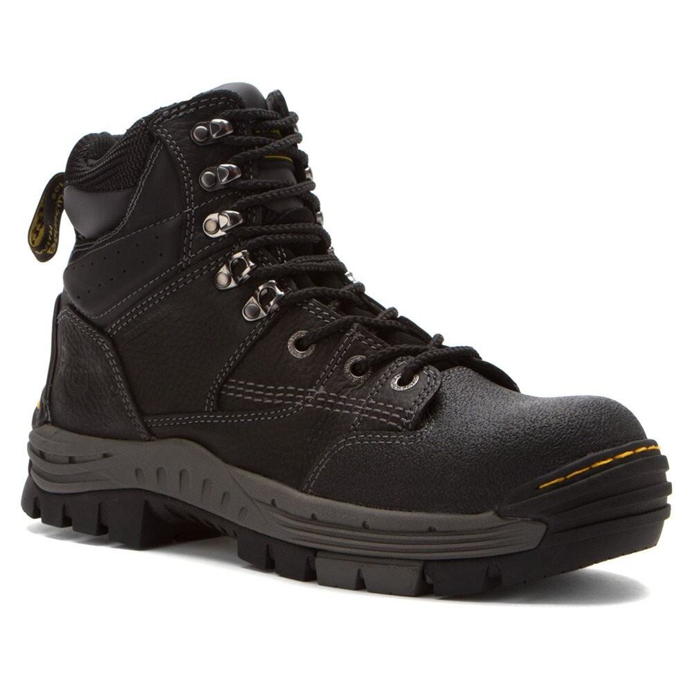DR. MARTENS MEN'S ISAMBARD WP BLACK BOOT 9 M UK, 10M